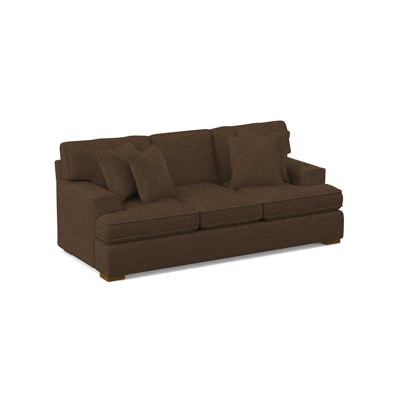 Sadie 97'' Sofa, Elite Chocolate; 0321-72, Havana Finish
