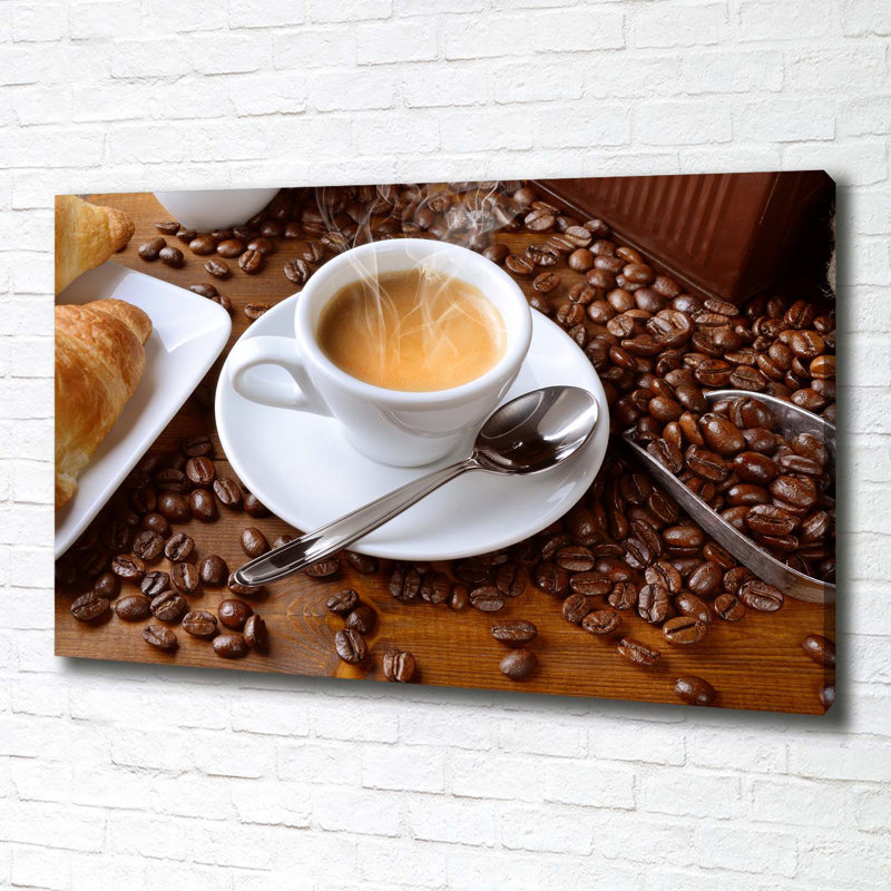 Aromatic Coffee - Wrapped Canvas Print