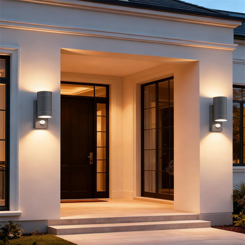 Matte Black 14cm H Outdoor Sconce