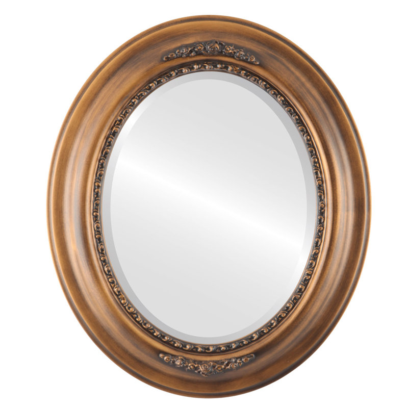Miroir décoratif biseauté traditionnel Wisbech, 21 po x 17 po