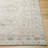 Rectangle Southwestern Machine Woven Polypropylene Area Rug in Medium Gray-1900533781