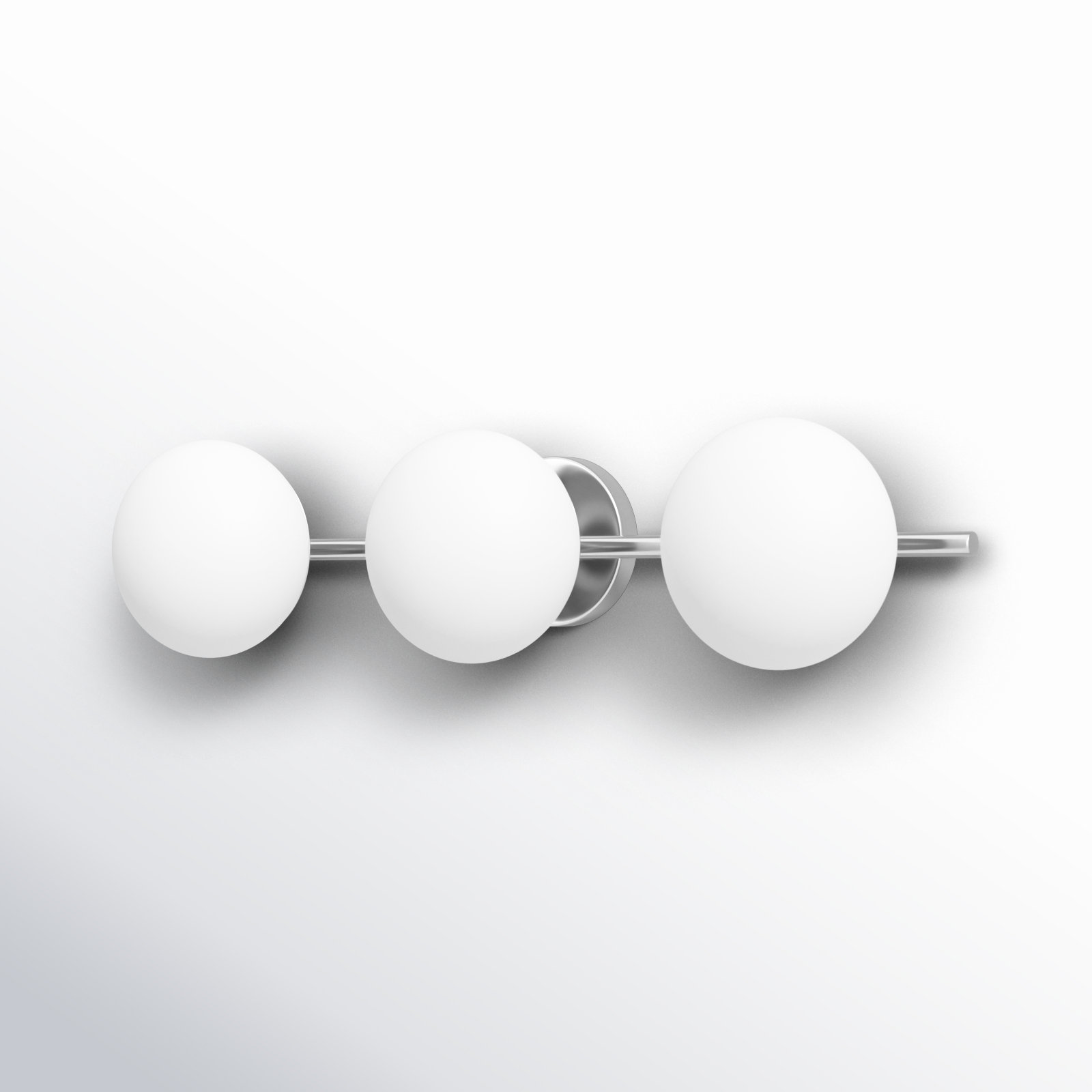 Vibi 3-Light Vanity Light, Chrome