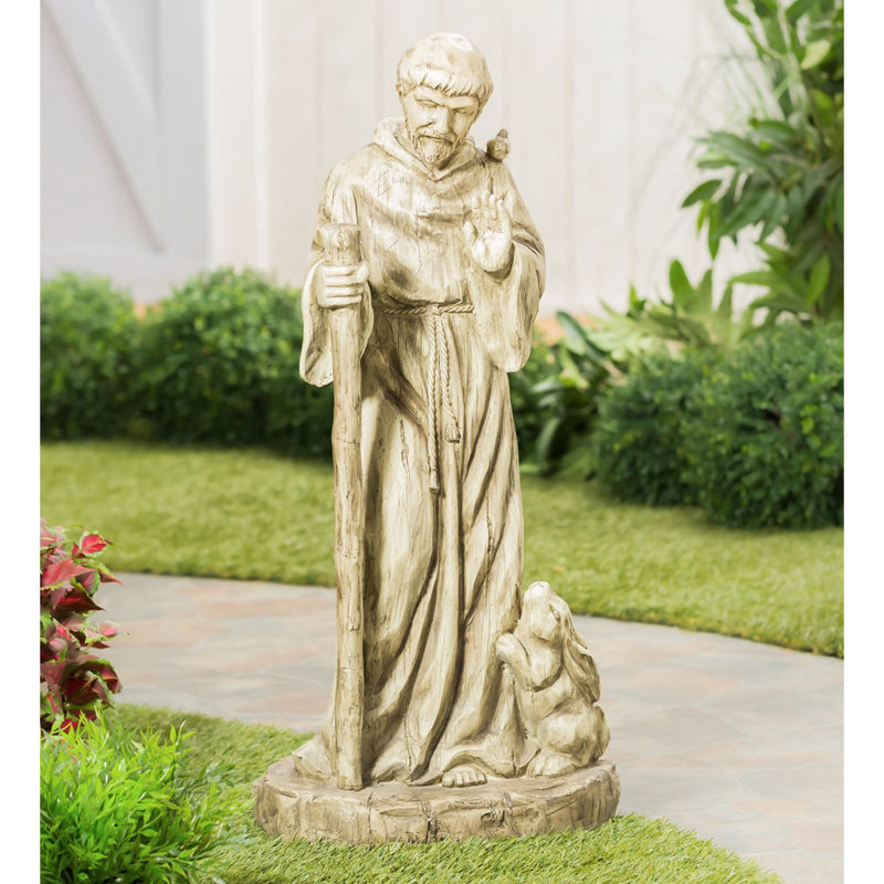Bawtry St. Francis Resin Garden Statue