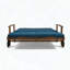 Chaise longue double Perla avec côtés réglables indépendants-280459143