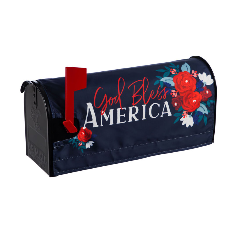 Housse pour boîte aux lettres floral