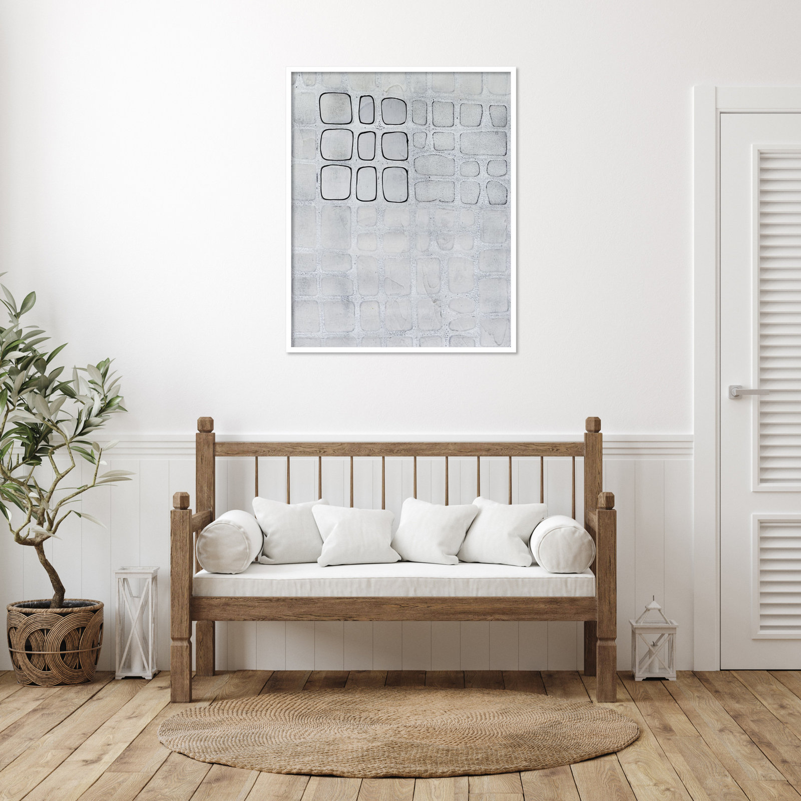 Lumen Colour I Print by Vanna Lam, 41" H x 33" W, White