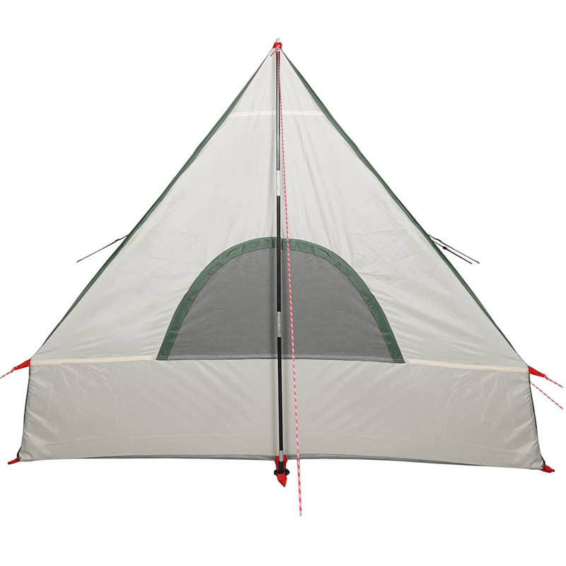 Vidaxl Camping Tent A-Frame 2-Person Waterproof, Green