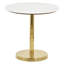 Table d'appoint à piédestal en métal avec plateau en marbre blanc Rosmunda-1938136280