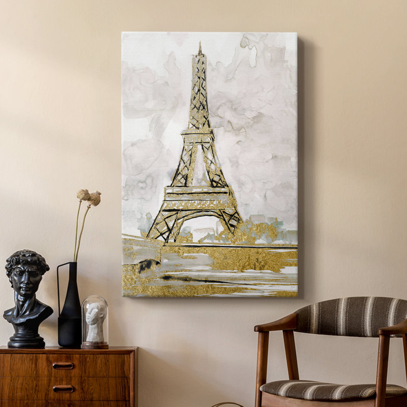 Tour Eiffel Glitz - galerie Cavas sur mesure, H 36 po x l 24 po