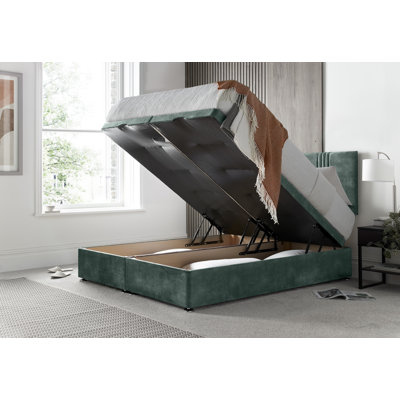 New Empire Conistan Divan Ottoman with Headboard on Struts