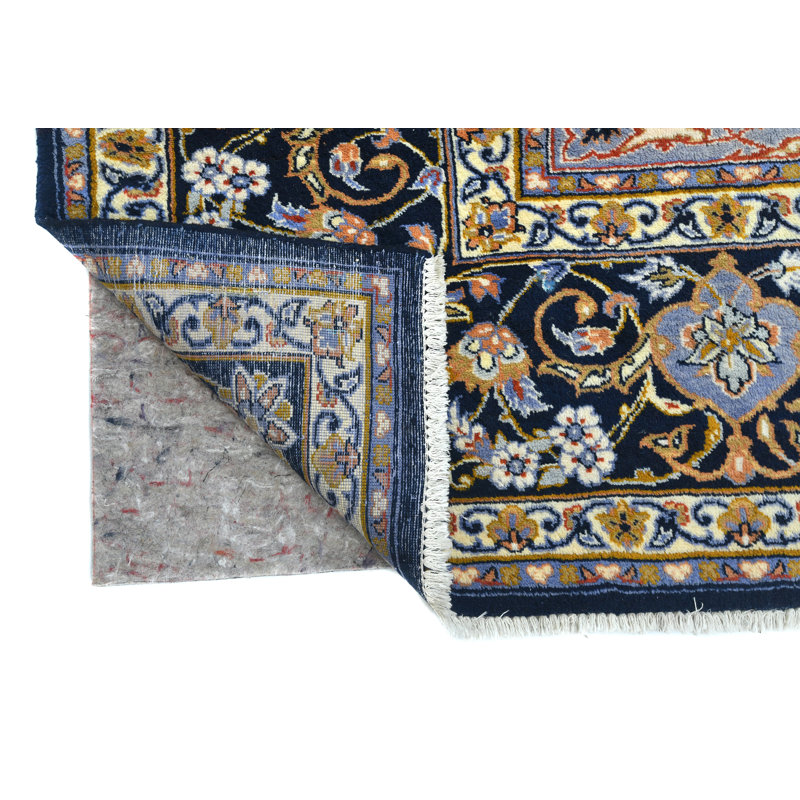 Tapis oriental traditionnel mauve-bleu marine unique 10 x 13 One-of-a-Kind