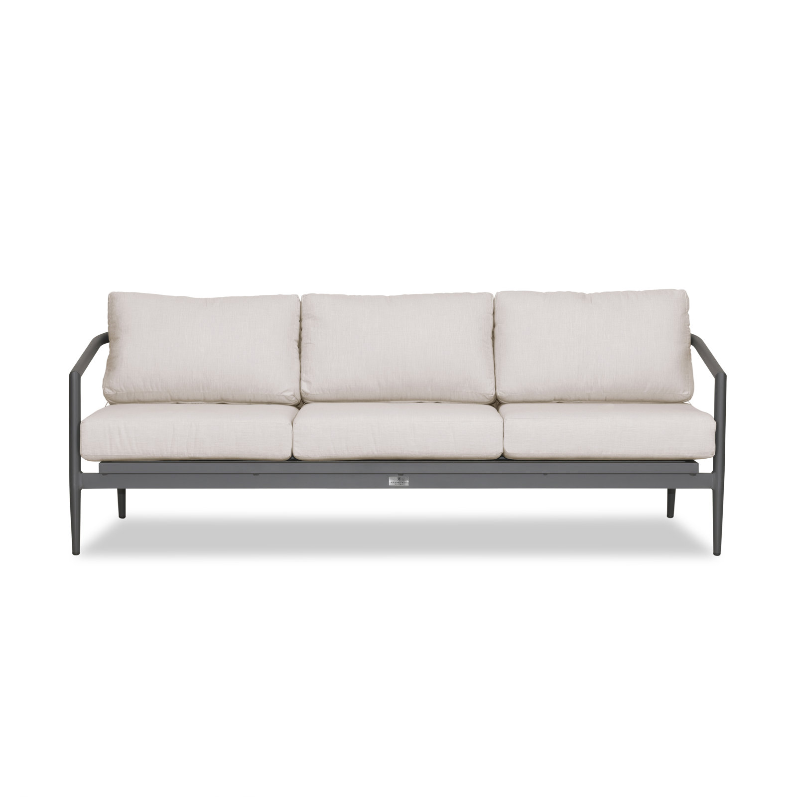 Delaine 83" Sunbrella® Patio Sofa, Cast Silver Sunbrella®, Slate
