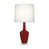 Oxblood Glazed/Polished Nickel/Lucite Base is unavailable