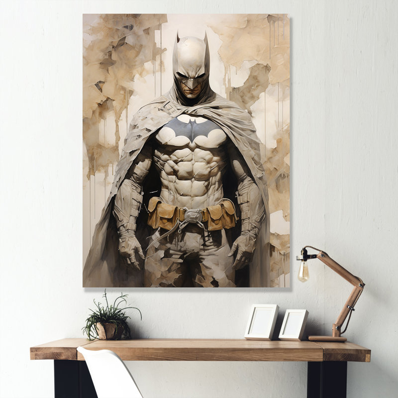 «Darkness Superheros II», reproduction sur toile, H 32 po x l 16 po x P 1 po, Toile tendue