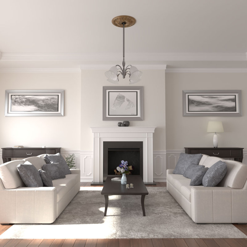 Médaillon de plafond H 2 1/2 po x l 23 3/8 po x P 2 1/2 po Granada, Bronze huilé, H 23,38 po x l 23,38 po x P 2,5 po