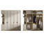 Garde-robe moderne simple de couleur unie