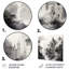 «Grey Foggy Fairytale Castle», art mural fantastique en métal-469002092