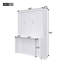 Grand lit escamotable avec tablette, blanc