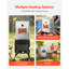 Four de camping pliable en acier inoxydable