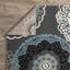 Tapis gris en polypropylène tissé à la machine Ginerva-45109708