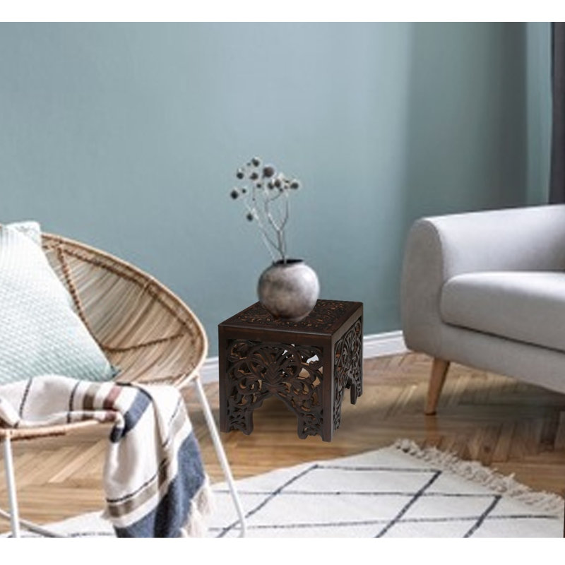 Popp End Table, Light Brown