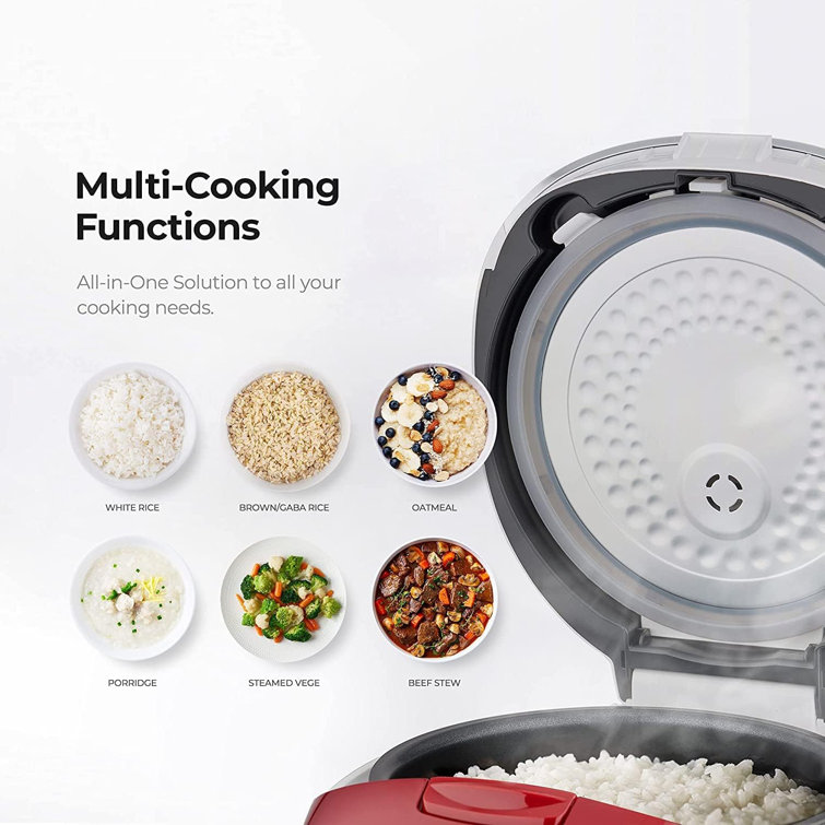 Cuckoo Electronics 6-Cup Electric Rice Cooker, White
