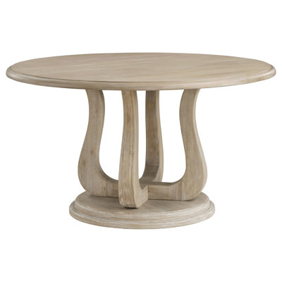 Table de salle à manger ronde avec base piédestal