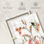Corail floral - impression sur toile tendue-516023828