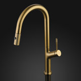 Palm Pull Out Single Handle Kitchen Faucet