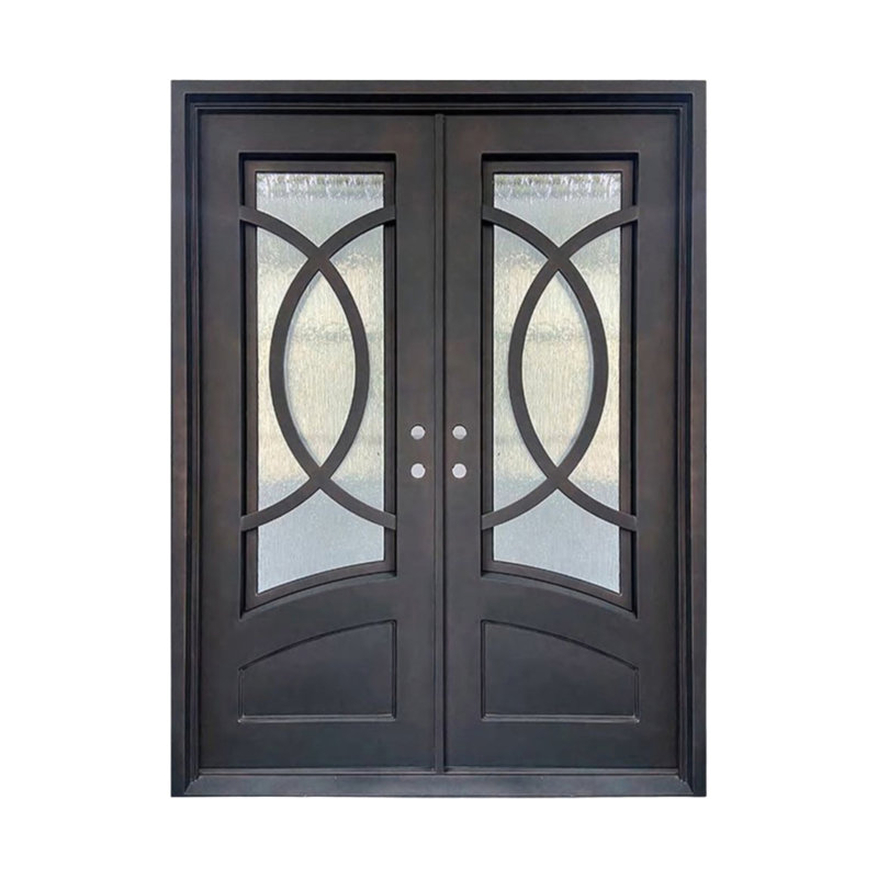 Eclipse Wrought Iron Door, 61" W x 96" H
