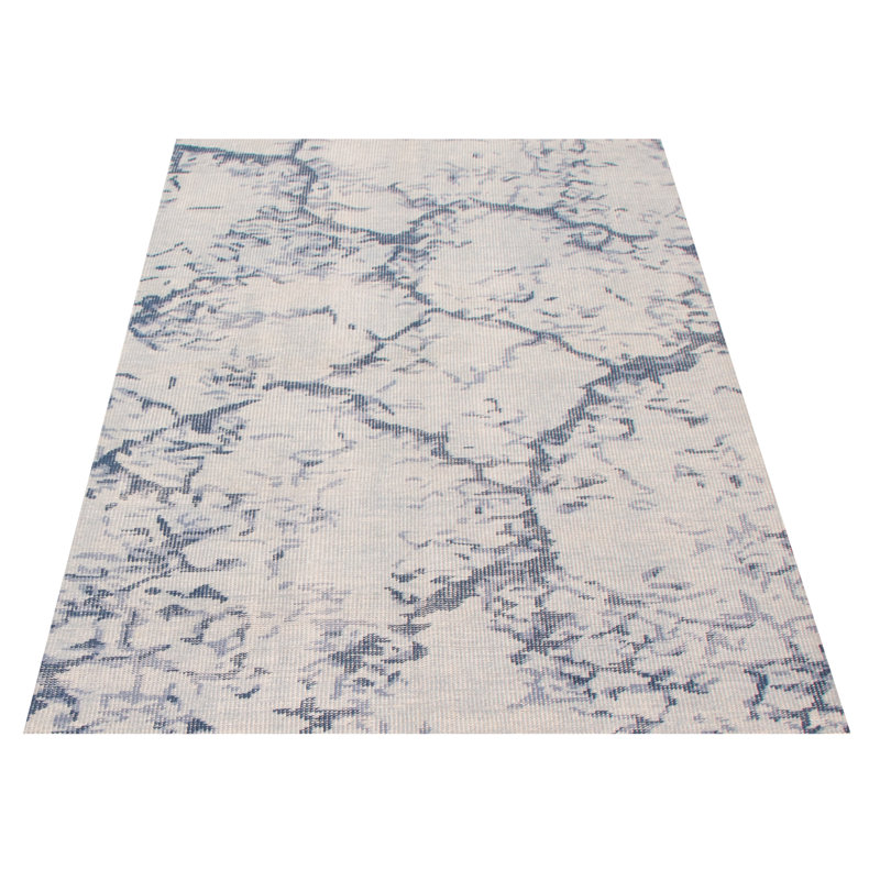 Tapis bleu clair Tangier 4 pi 9 po x 8 pi 0 po