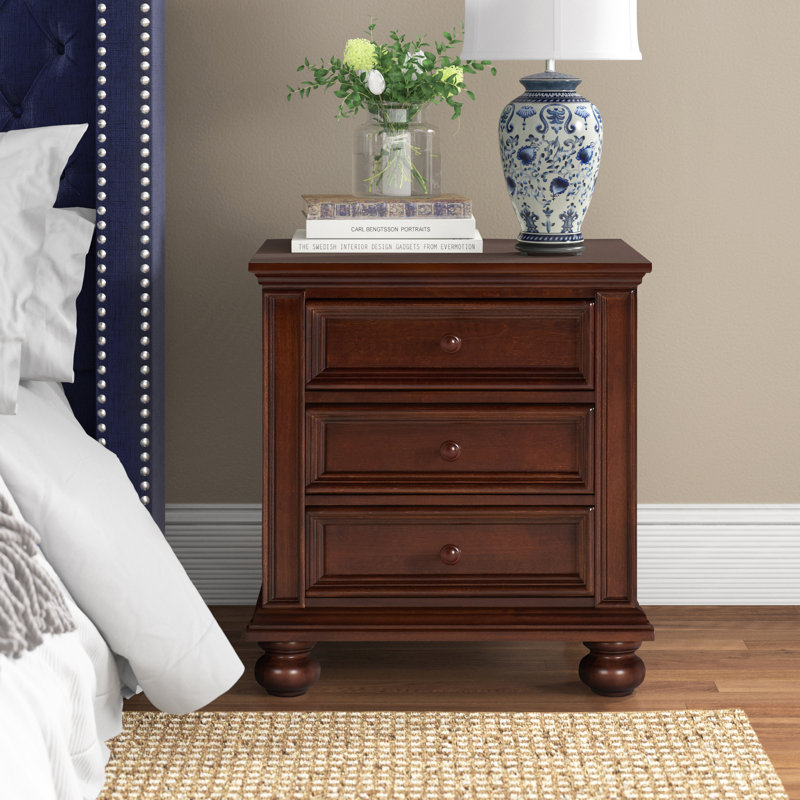 Patillo 26'' W Nightstand, Chocolate