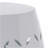 LILAC 12" Accent Side Table, Cylindrical Design End Table For Living Room, Family Room, Or Entryway, Industrial Style,Coffee Side Tables For Indoor Outdoor, White Color-1170168207