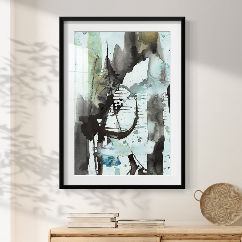 LyricalAbstractIIPremiumGalleryWrappedCanvas-Framed Print, 28.5" H x 20.5" W, Black