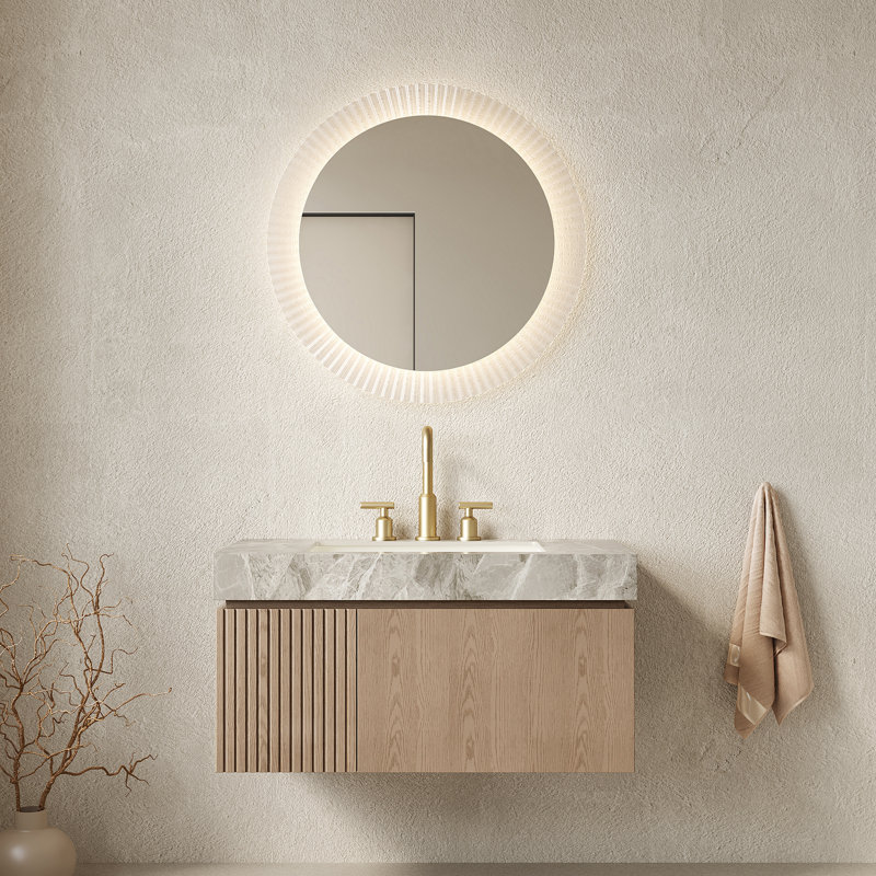 Meuble-lavabo 36 po, Light Brown/Light Grey