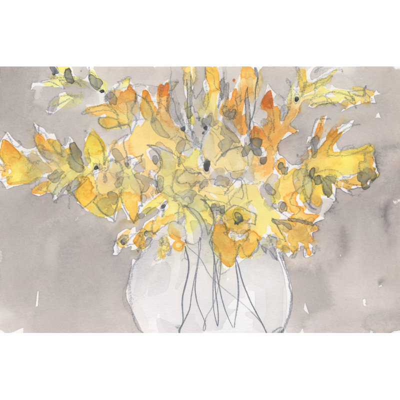 Day Dream Bouquet II - Wrapped Canvas Painting, 61cm H x 91cm W