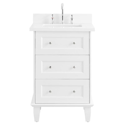 Nora 24" Freestanding Standard Single Bathroom Vanity with Top