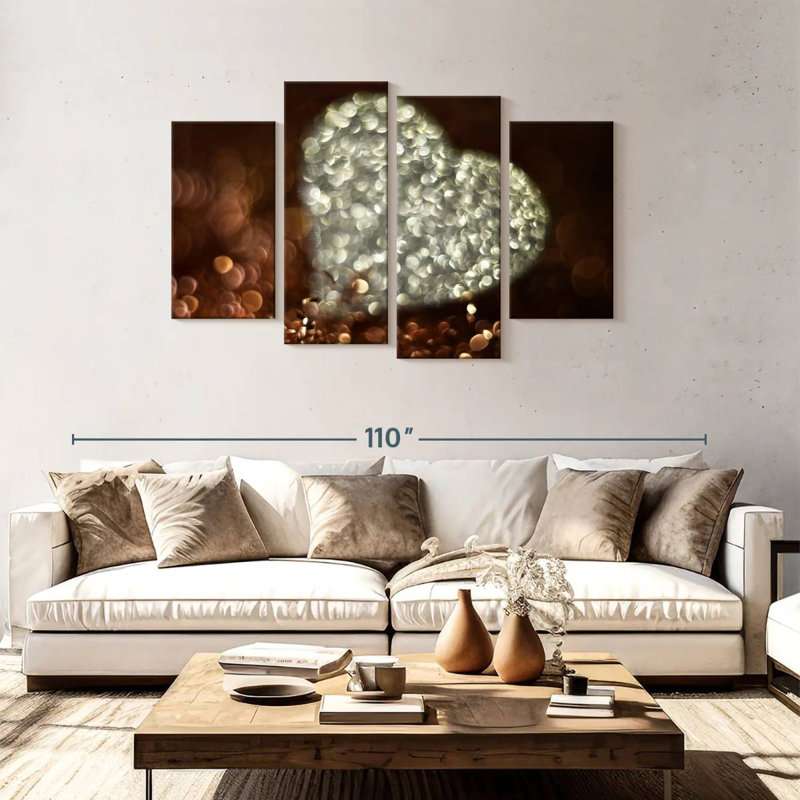 Hardie cœur argenté, H 48 po x l 75 po
