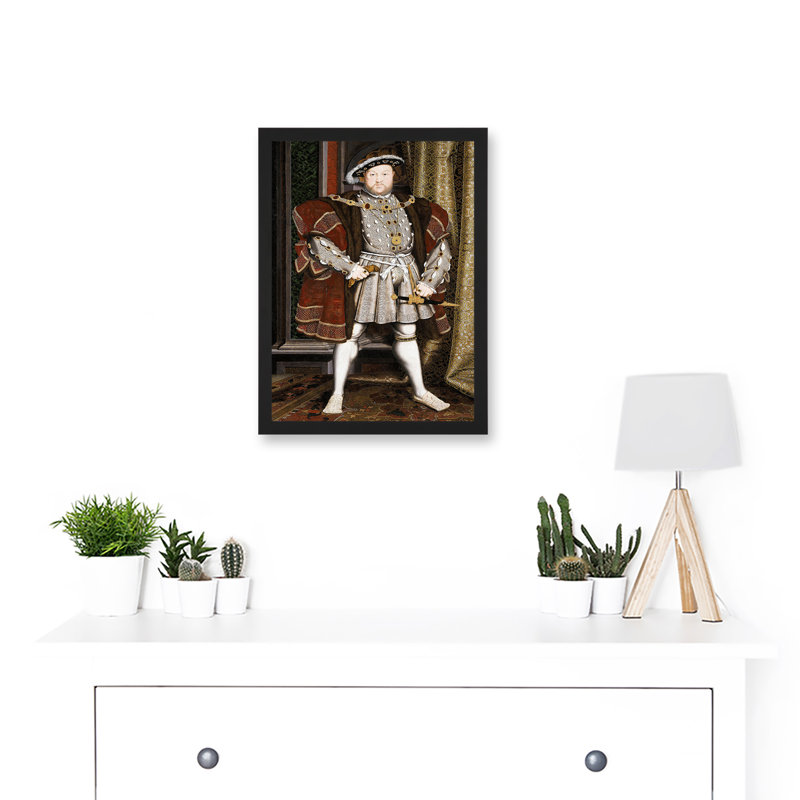 Holbein Junior Henry Tudor VIII King England - Single Picture Frame Painting