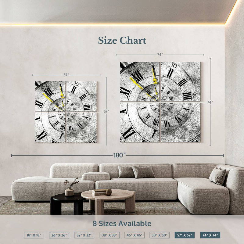Kerner Clock Pop, 74" H x 74" W