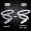 Luminaire suspendu 3 niveaux à DEL avec accents en cristal Bryah-524886493-461118636