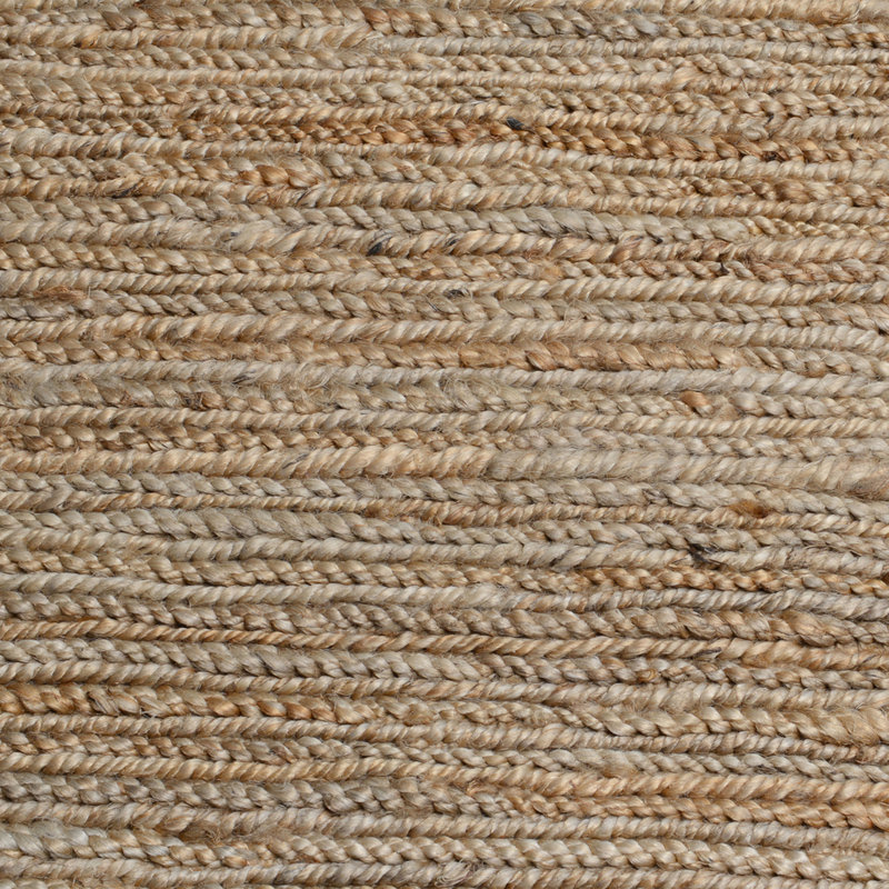Soumak Jute / Sisal Area Rug in Beige, Rectangle 6' x 9'