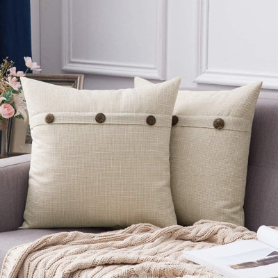  Housse de coussin intérieur / extérieur Linen Blend