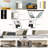 3rd Generation Gray Solid Wood Frame Full Length Mirror, Versatile for Dressing, Bedroom, Porch, and Clothing Store Use, Floor or Wall Mounted.