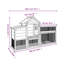 Vinton Chicken Coop with Chicken Run-1046682936