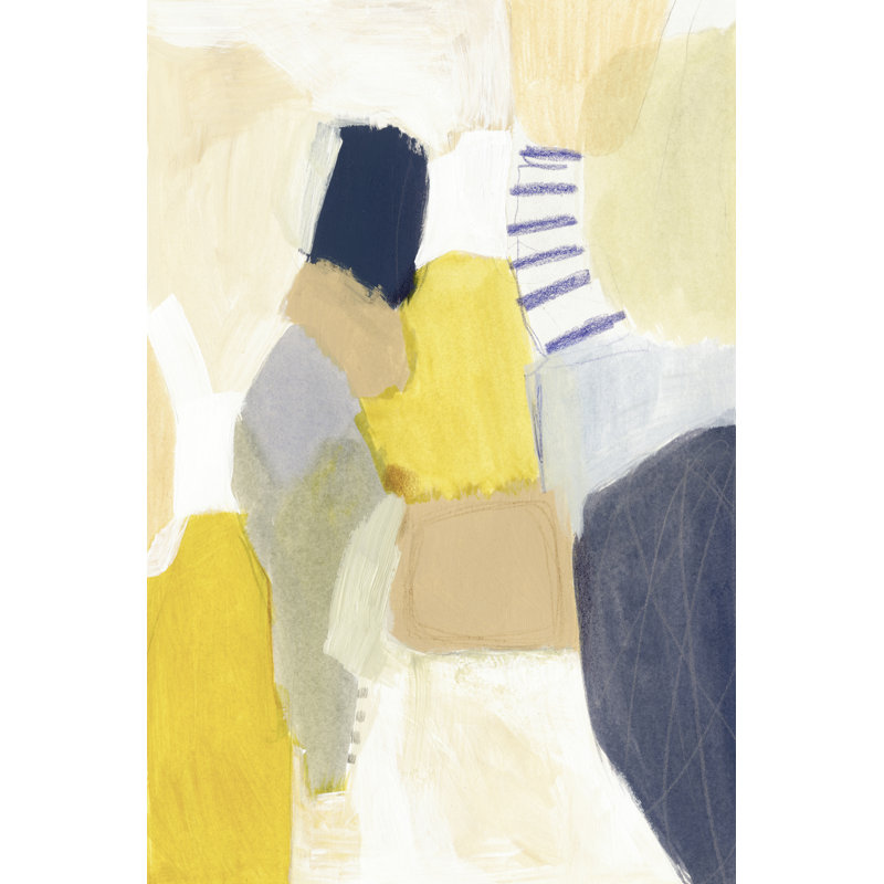 Trove I by Victoria Barnes - Painting, 122 cm H x 81 cm W, Black Floater Frame