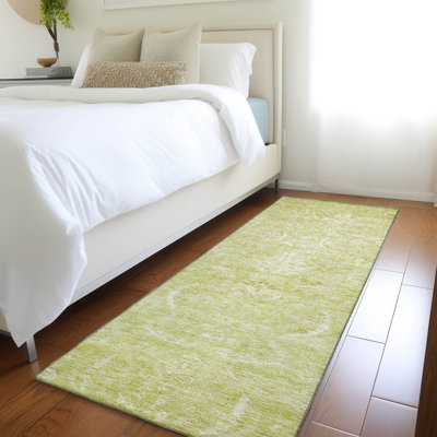 Tapis d'intérieur / extérieur vert Dahana 