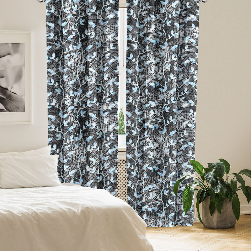 Semi Sheer Curtain Pair, 28" W x 95" L