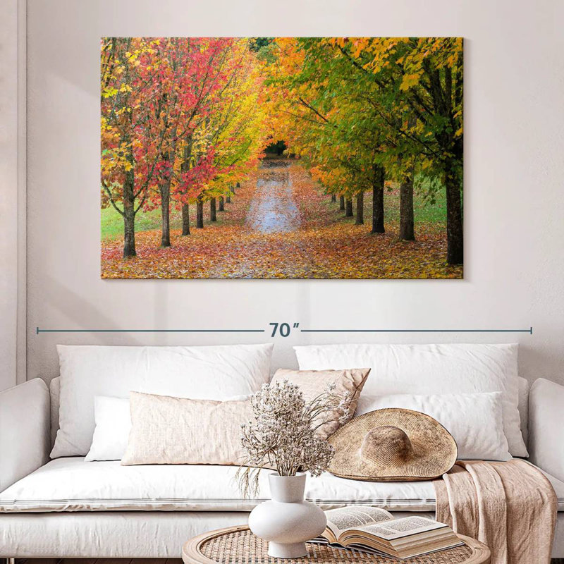 Harnek Autumn Trees Lane, H 34 po x l 51 po