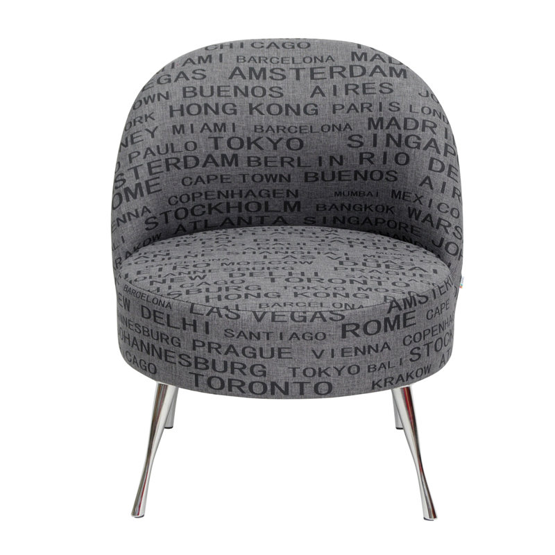 Loft Upholstered Accent Chair, Graphite